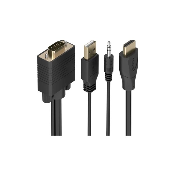 Aisens cable conversor hdmi a svga y audio 1m