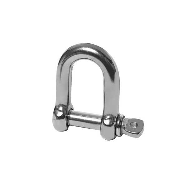 Grillete recto galvanizado  5/16"  inox.